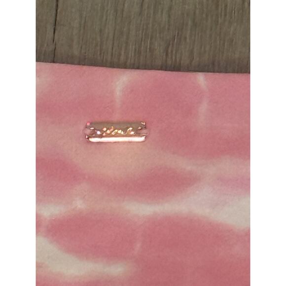 PINK Victoria's Secret Swim Shorts Womens Medium Pink White Daisy Tie Dye - Picture 6 of 6